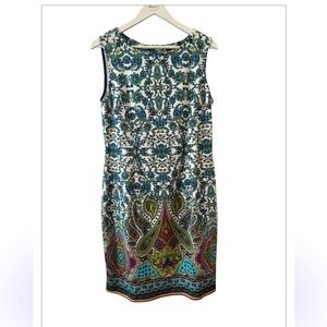 NWT Isle  By Melis Kozen Floral Goddess Boho Glide Dress Size Large